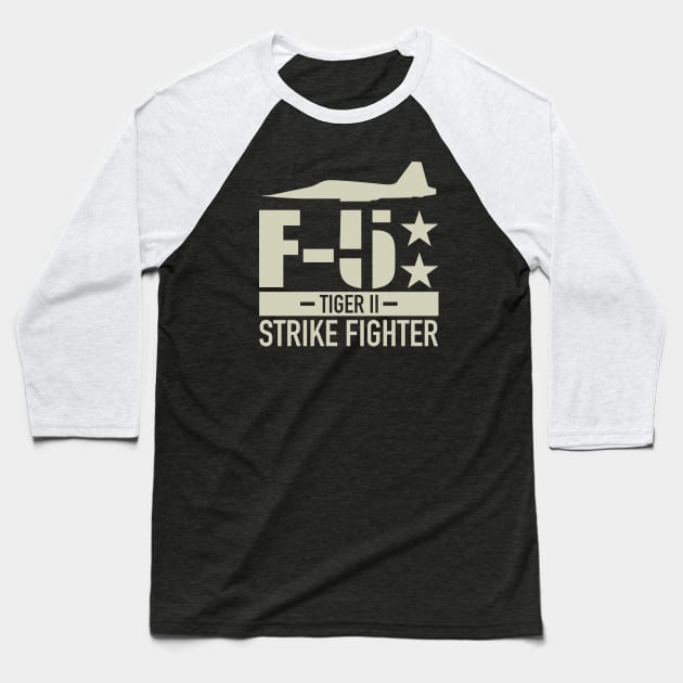 F-5 Tiger 2 Baseball T-Shirt by TCP